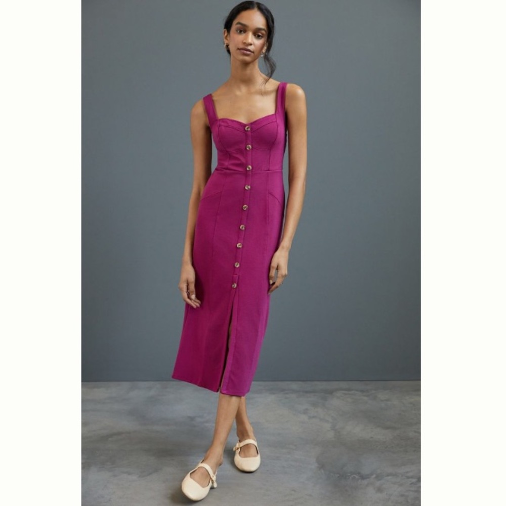 NWT Anthropologie Maeve Knit Midi Dress